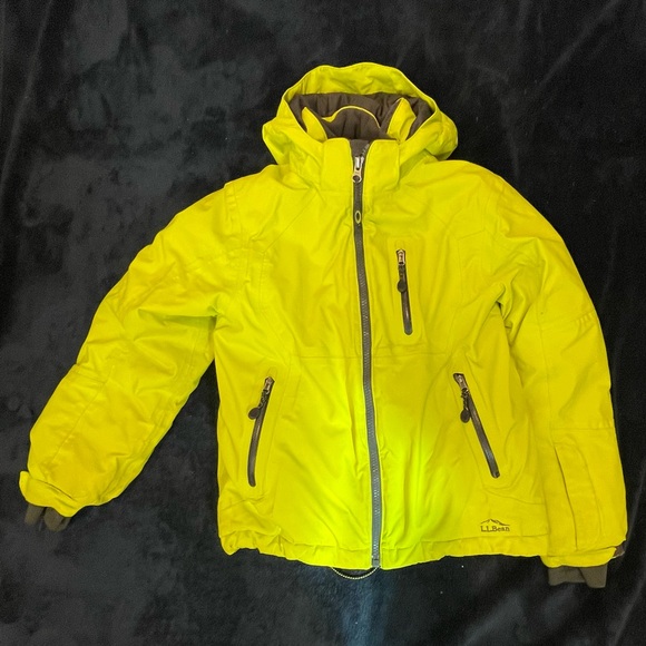 Bright Green L.L. Bean Ski Coat - Picture 1 of 7